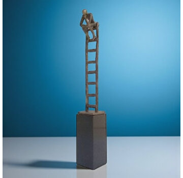 Corry Ammerlaan De denkende mens sculptuur(incl. geschenkdoos & verzending)