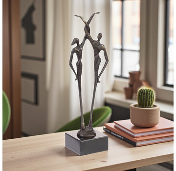Ger van Tankeren Bronzen beeld Perfect match(incl. verzending)