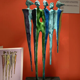 Corry Ammerlaan Bronzen Sculptuur Diversificatie in de organisatie