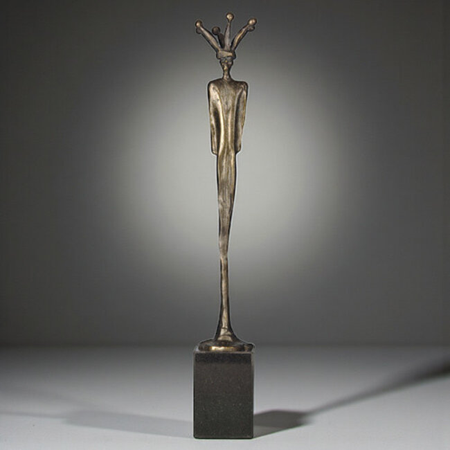 Corry Ammerlaan Award Gekroonde man verbronsd beeld