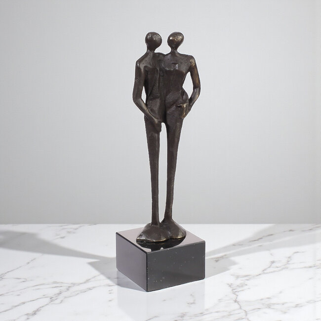 Ger van Tankeren Een houvast hebben. Sculptuur. verliefd koppel.