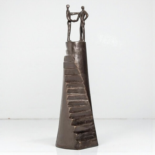 Corry Ammerlaan Teaming at the top - Bronzen Beeld