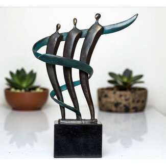 Bronzen beeld ‘Eensgezind’ – samen sta je sterker