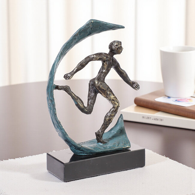 Ger van Tankeren De weg naar succes sculptuur