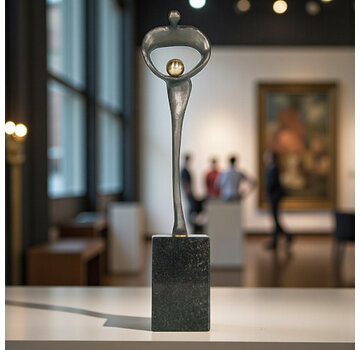 Corry Ammerlaan De gouden bron van inspiratie sculptuur brons(incl. geschenkdoos & verzending)