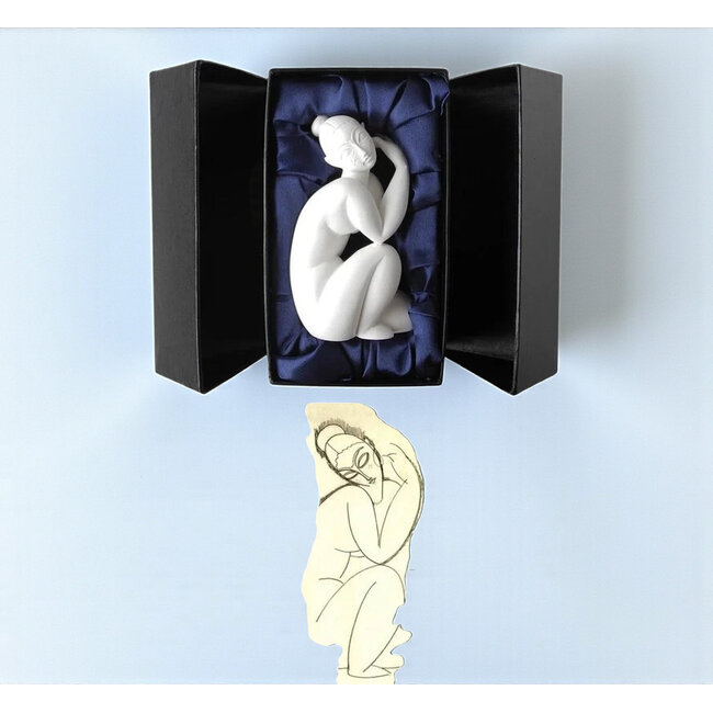 Amedeo Clemente Modigliani  Modigliani beeldje nude female sitting