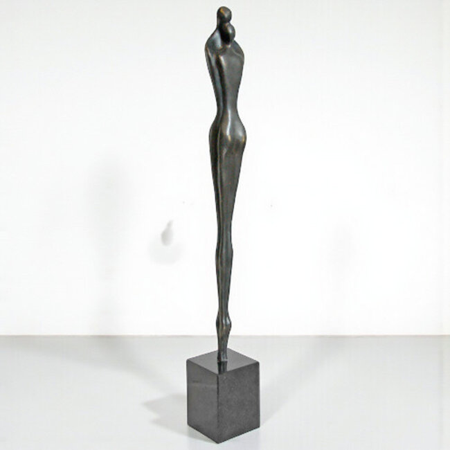 Corry Ammerlaan Bronzen beeld Samen een eenheid vormen