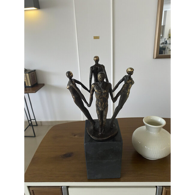 Ger van Tankeren Verbronsd beeld vrienden of collega's voor elkaar