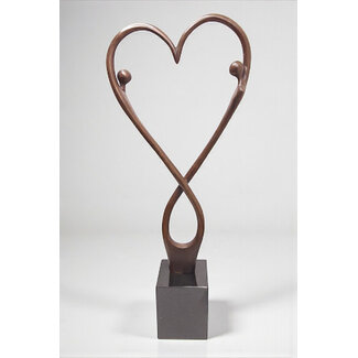 Beeld brons Love and happiness