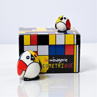 Piet Mondriaan Geschenkdoos Mondriaan - Pinguïns set van 2 dieren
