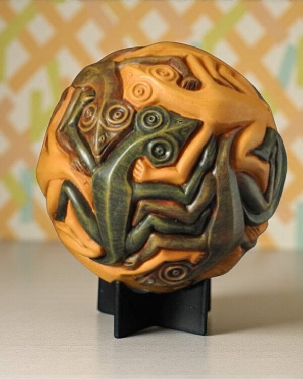 Escher Escher miniatuur bol met reptielen