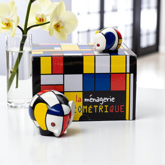 Piet Mondriaan Geschenkdoos Mondriaan - Olifanten set van 2 dieren