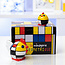 Piet Mondriaan Geschenkdoos Mondriaan - Kippen set van 2 dieren
