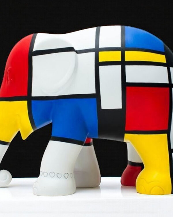 Piet Mondriaan Elephant Parade Mondriaan(incl. verzending)