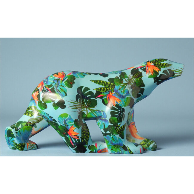 François Pompon Pompon ijsbeer in kleurrijke patronen (18 cm)