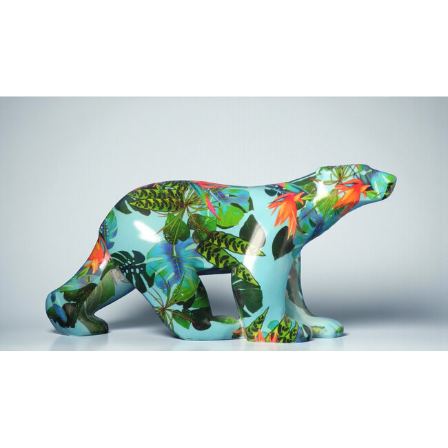 François Pompon Pompon ijsbeer in kleurrijke patronen (11 cm)