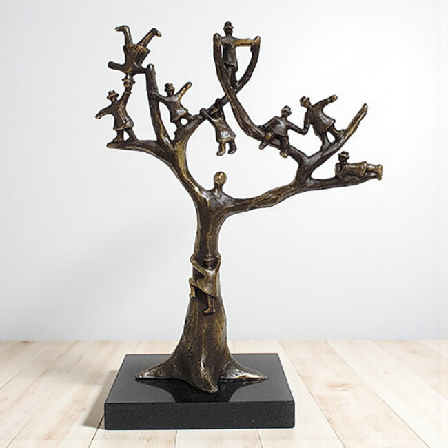 Corry Ammerlaan Verbronsd beeld Geluksboom