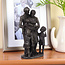 Ger van Tankeren Bronzen beeld Gezin met zoon, dochter en baby