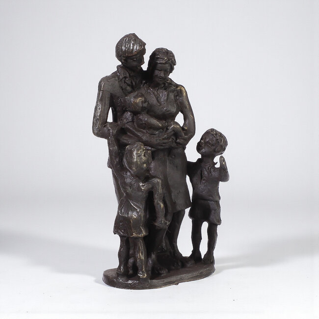 Ger van Tankeren Beeld Gezin met zoon, dochter en baby