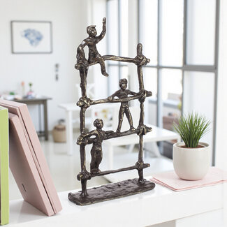 Ger van Tankeren Bronzen beeld Speeltuin met kinderen (incl. verzenden)