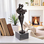 Ger van Tankeren Bronzen beeld "Jong gezin met baby"