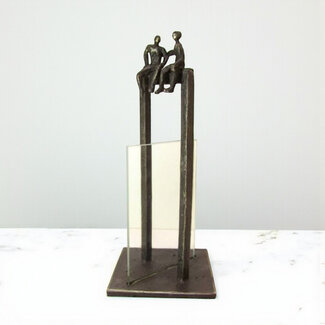 Ger van Tankeren Bronzen beeld Een transparante blik Ger van Tankeren Bronzen beeld Een transparante blik