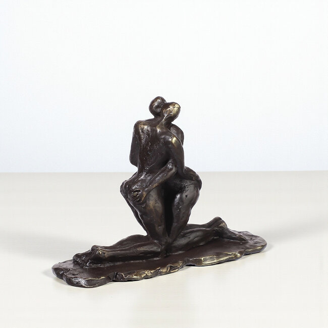 Geborgenheid samen knielend