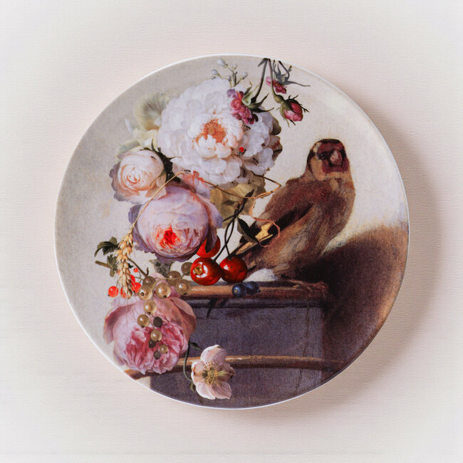 Keramiek Wandbord “Het puttertje” Pastel