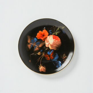 Keramiek Wandbord “Stilleven met vlinders”