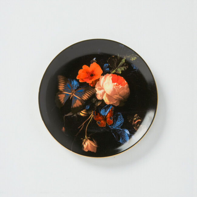 Keramiek Wandbord “Stilleven met vlinders”