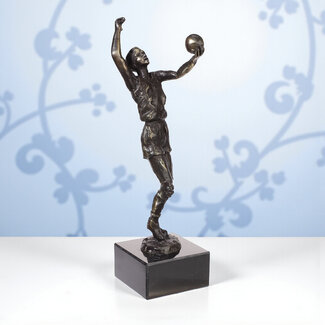 Ger van Tankeren Bronzen beeld Volleyballer (incl. verzending)