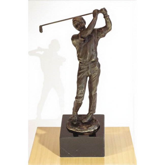 Ger van Tankeren Beeld Golfer 25 cm incl. sokkel