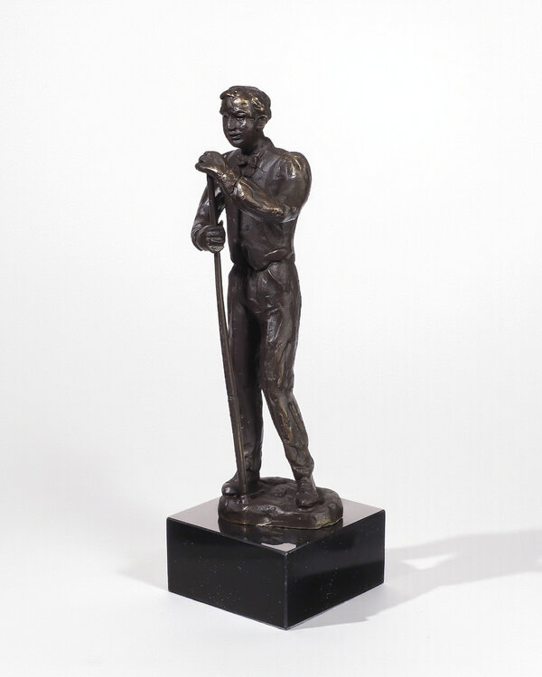 Ger van Tankeren Bronzen beeld de Biljarter