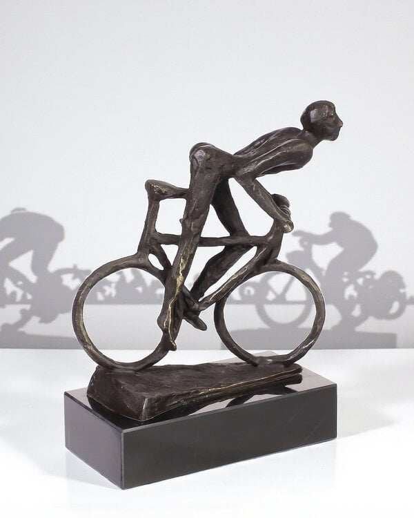 Ger van Tankeren Bronzen beeld Biker