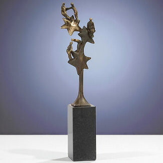 Corry Ammerlaan Beeld 'Dank aan ons Sterrenteam' – Verbronsd kunstwerk 23 cm