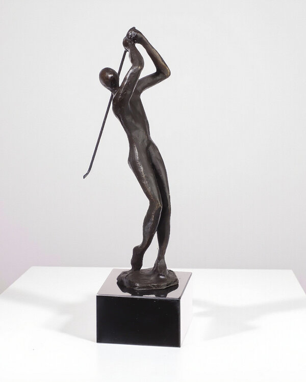 Ger van Tankeren Beeld Golfer verbronsd(incl. verzending)