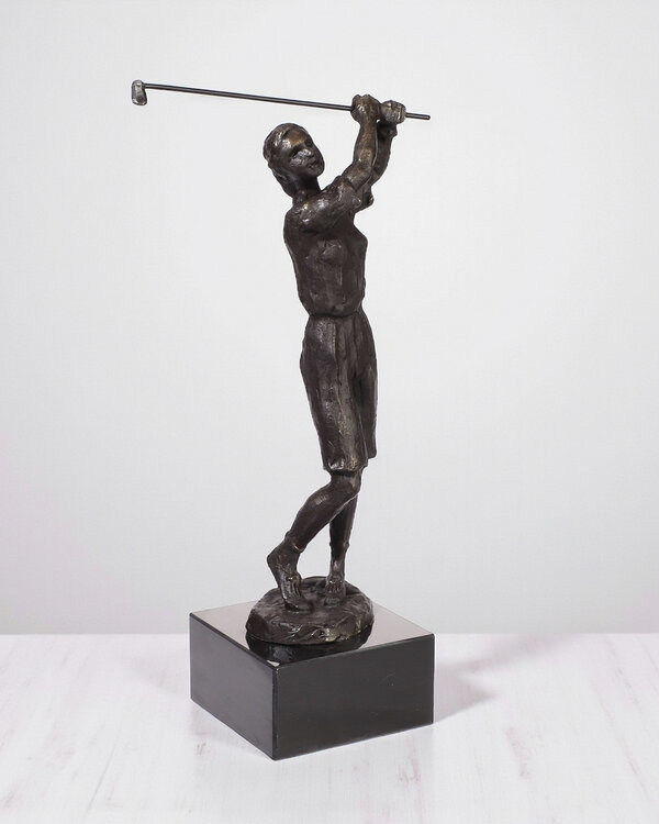 Ger van Tankeren Bronzen beeld Golfster