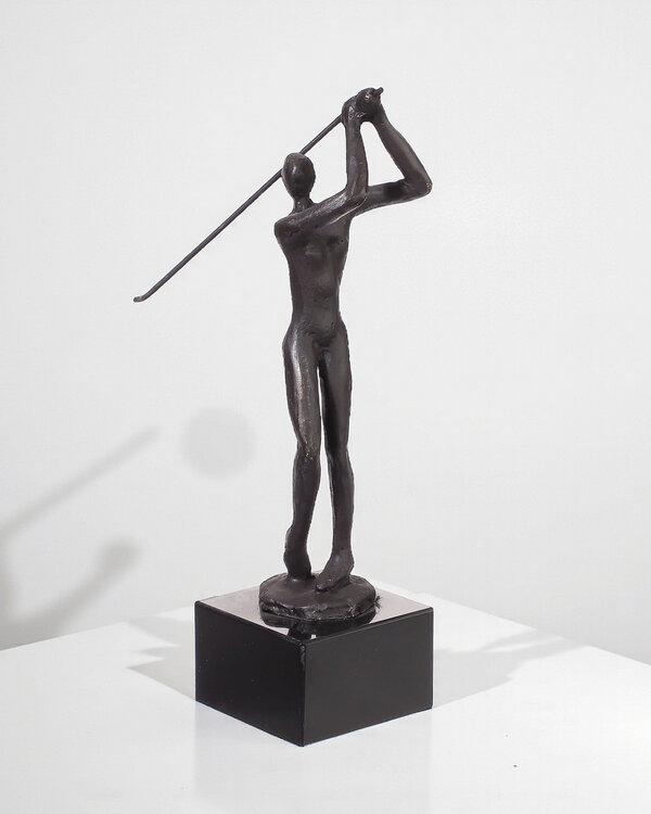 Ger van Tankeren Bronzen beeld Golfster