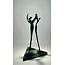 Corry Ammerlaan Bronzen beeld Samenwerking op niveau