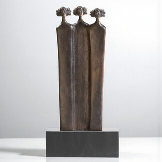 Corry Ammerlaan Bronzen beeld de Steunpilaren(incl. geschenkdoos & verzending)