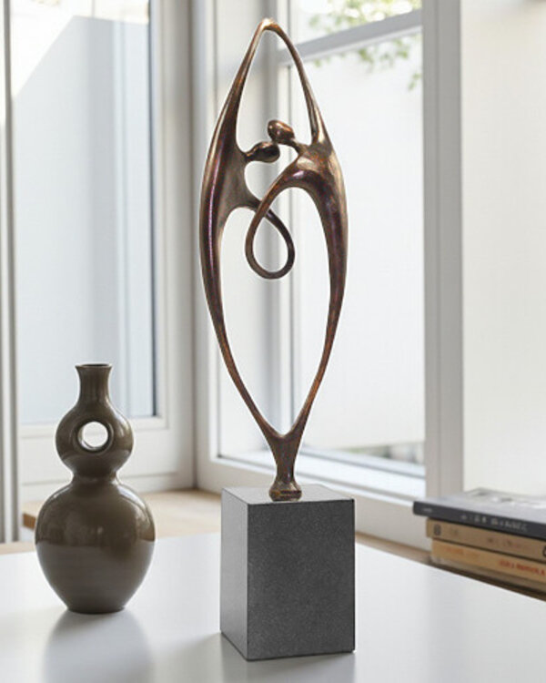Corry Ammerlaan Bronzen beeld Samenwerking(incl. geschenkverpakking & verzending)