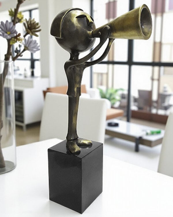 Corry Ammerlaan Bronzen beeld Sharing communication