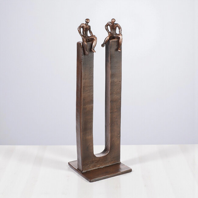 De ontmoeting sculptuur