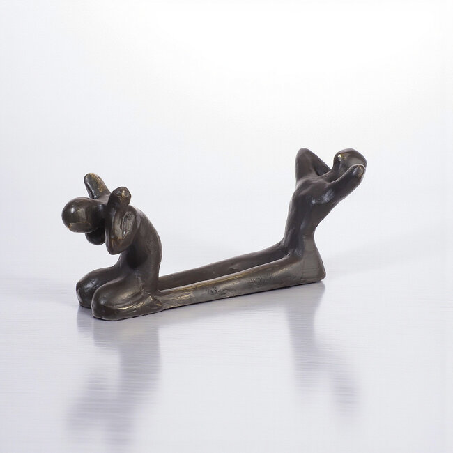 Wijnpakket - Vertrouwen schenken in de toekomst met fles wijn & beeldje