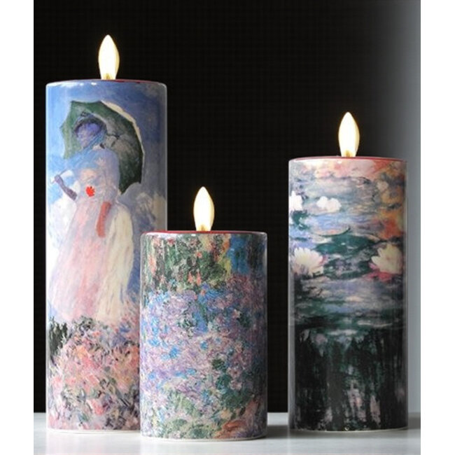 Claude Monet Claude Monet theelichthouders 3 stuks in set in geschenkverpakking