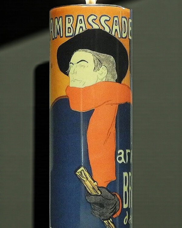 Theelicht Toulouse - Lautrec van keramiek