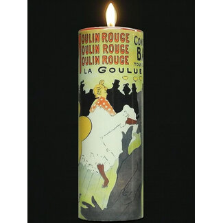 Toulouse - Lautrec theelicht van keramiek 2