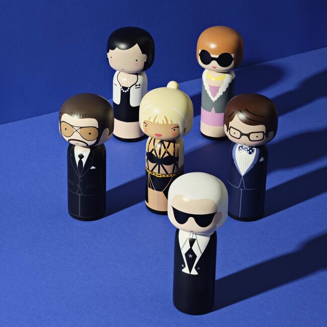 Kokeshi dolls Kokeshi Karl – Design Pop van Becky Kemp