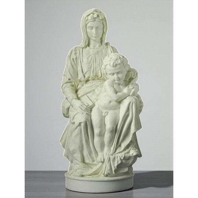 Beeld Michelangelo Madonna van Brugge