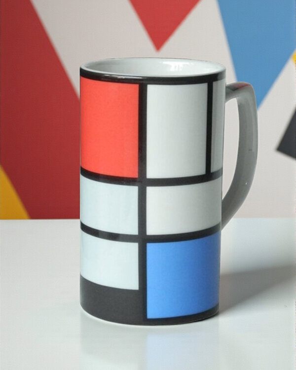 Piet Mondriaan Piet Mondriaan mok (incl. verzending)